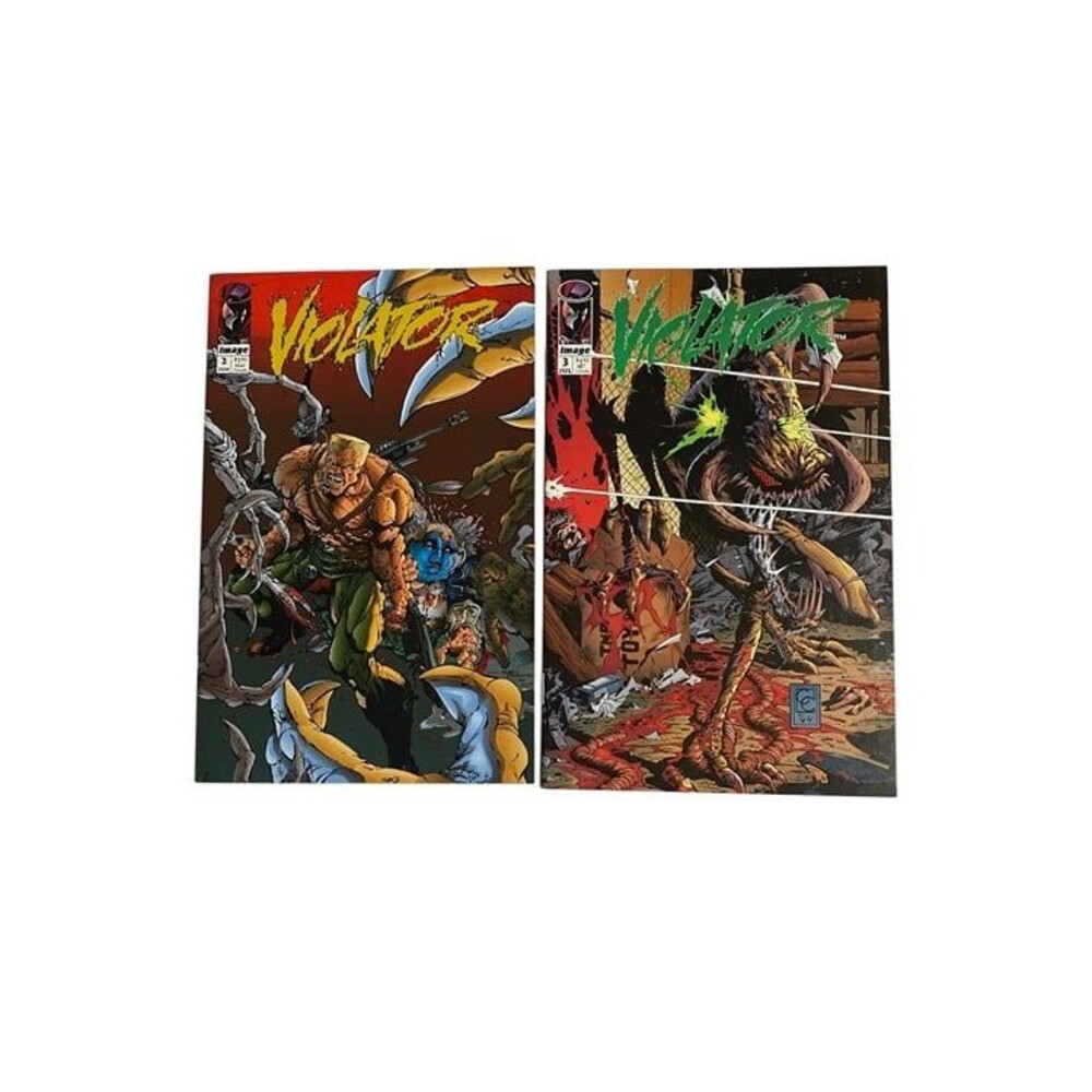 *4A Violator comics set of 2 limited comic series published by Image Comics 1994